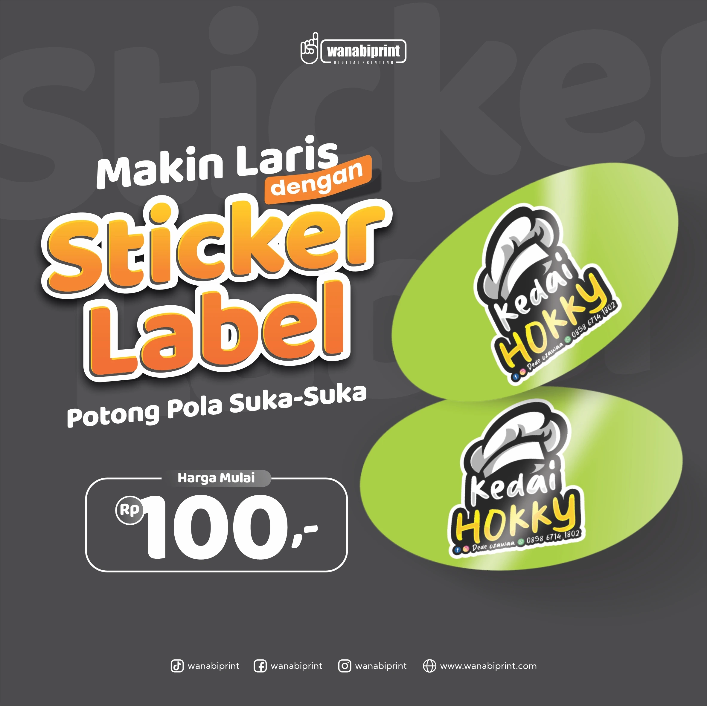 Stiker vinyl 3 wanabiprint